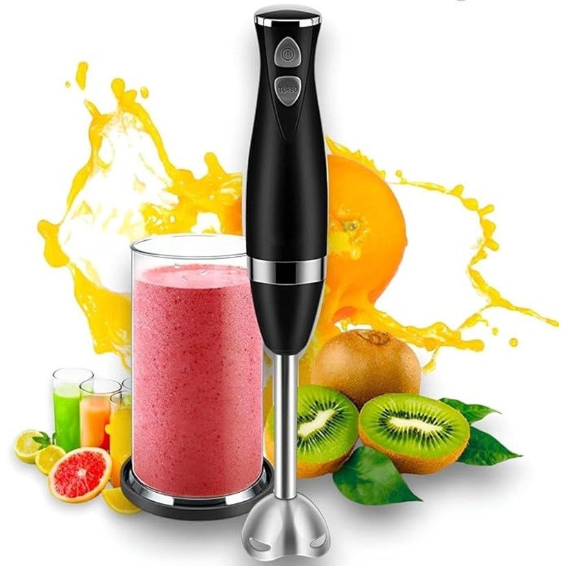 Mixer Processador Elétrico  de 400w Multifuncional Vertical  Bivolt com  Lâmina Inox Turbo em Oferta na Shopee