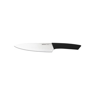 Faca Chef 8 Polegadas Aço Inoxidável e Polipropileno cor Preto Linha Versatile Brinox em Oferta na Shopee
