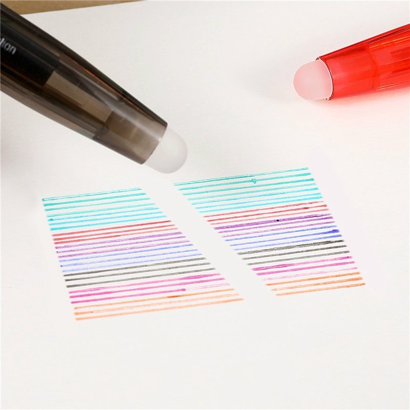 Caneta Apagável Controle Temperatura 8 Cores Criativa Apagável A Quente Desenho Ferramentas — imagem 2 de 2