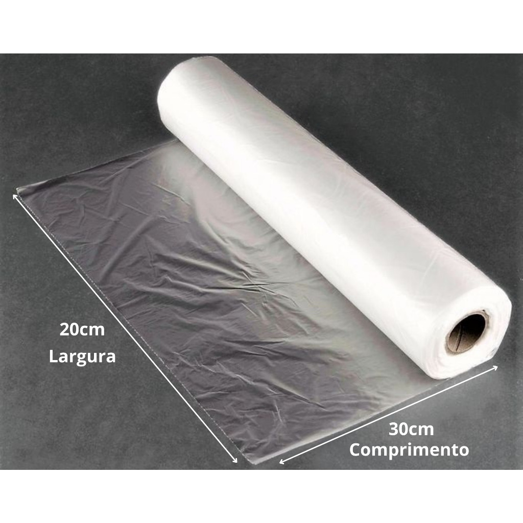 Rolo plástico Bobina Picotada Saco Transparente Super mercado
