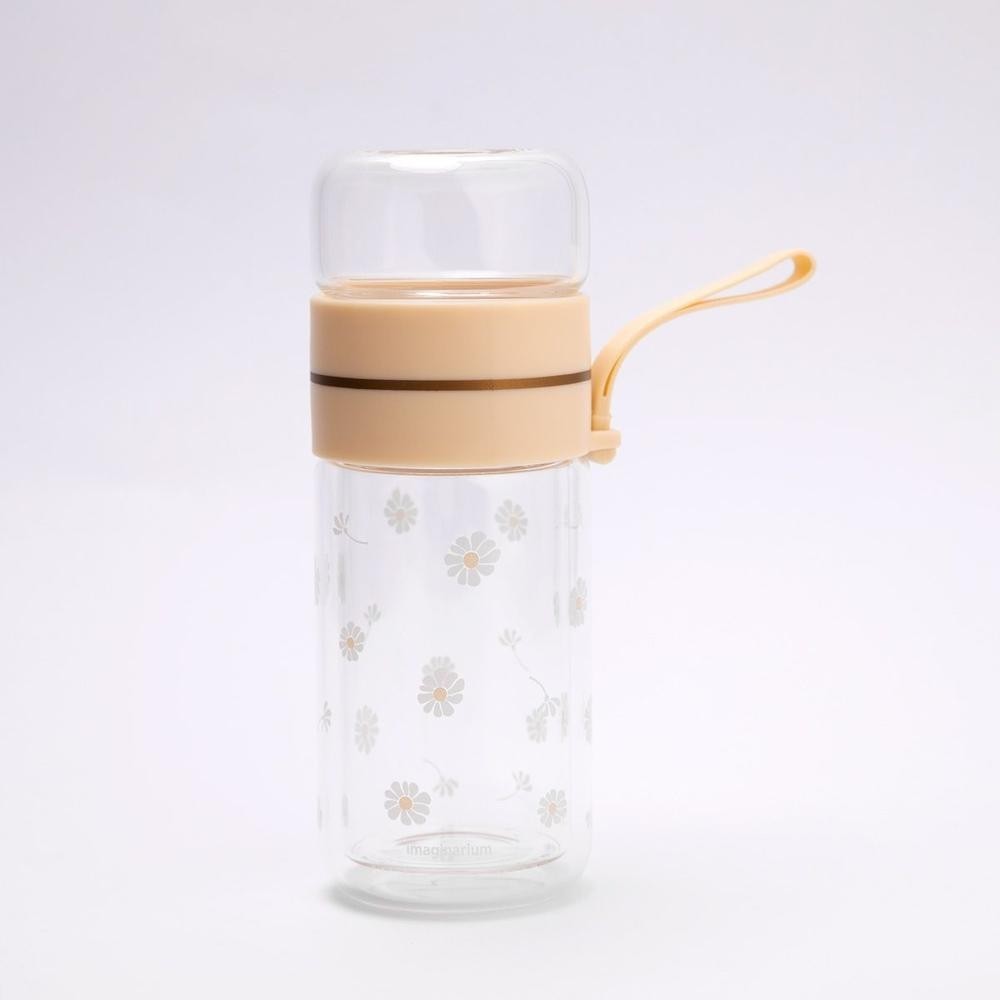 Garrafa com infusor cha sei me cuidar - Imaginarium em Oferta na Shopee