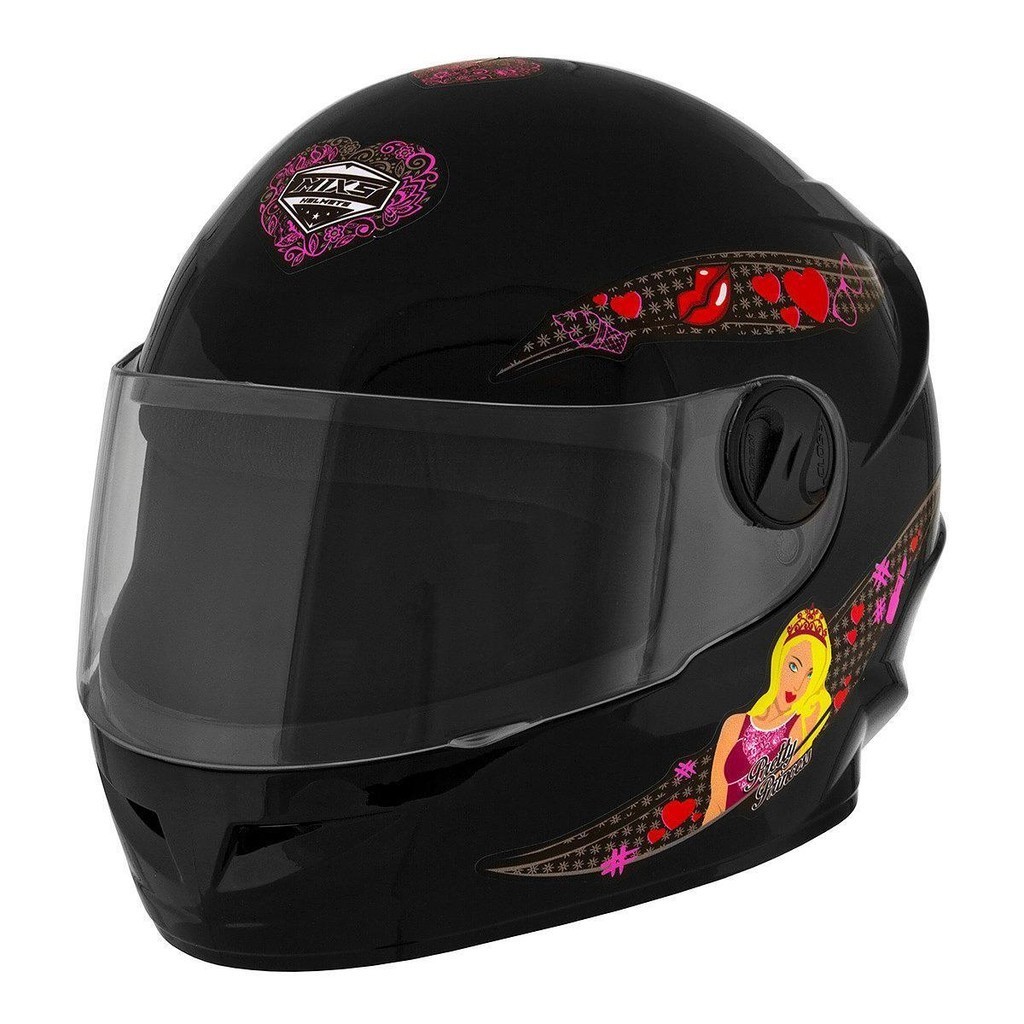 Capacete para Criança Infantil Start Blocks Selfie Fechado Integral Promocional Tamanho 54 Capacete seguro para Crianças Pro Tork Mixs R8 New Liberty Kids · foto 2