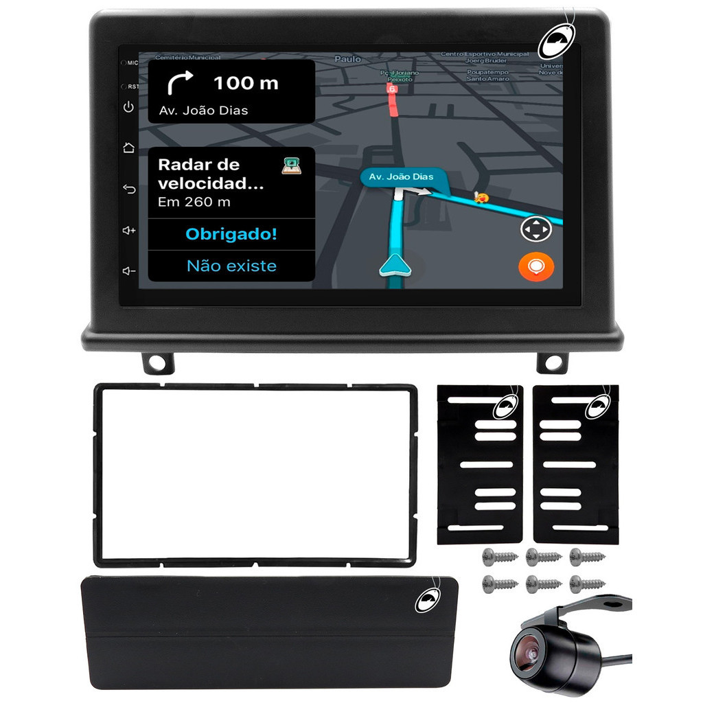 Multimídia 2 Din 7'' Polegadas Corsa G1 Hatch Sedan Classic + Câmera de Ré