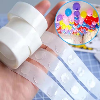 Fita Gota Cola Adesiva 100 Pontos 1 2 ou 3 Rolos Para Balões Bexigas Decoração Festa – Cola Adesiva Para Balões em Oferta na Shopee