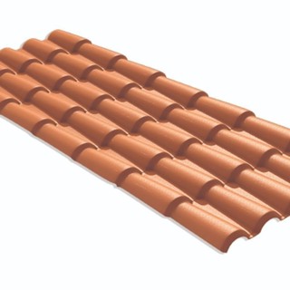 Kit 10 Telhas PVC Colonial 328x86cm Cerâmica Termoacústica Permatti Ceramica em Oferta na Shopee