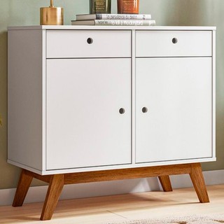 Aparador Windsor 90 2 Portas 2 Gavetas em Oferta na Shopee