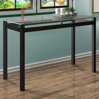 Aparador Tokio com Tampo de Vidro Preto - Art Panta em Oferta na Shopee