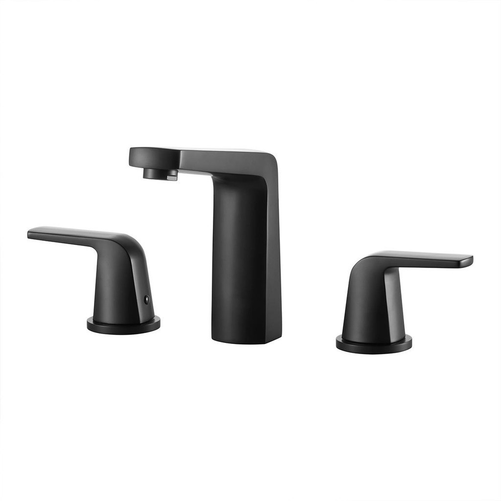 Torneira Para Banheiro Misturador Duplo Comando Bica Baixa Amandaú Pingoo - Preto em Oferta na Shopee