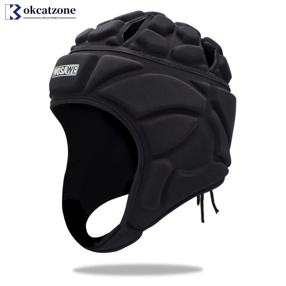 OKCATZONE 1Pc EVA Ajustável Anti-Colisão Capa De Esqui Choque-Absorvente Goleiro De Futebol Capacete De Rugby Equipamento De Proteção Esportiva O9R6