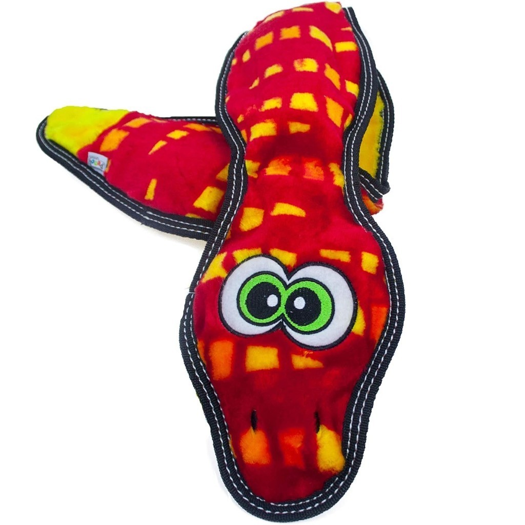 Tough Seamz Snake Brinquedo de Pelúcia Com Apito Para Cachorro Extra Grande - Outward Hound