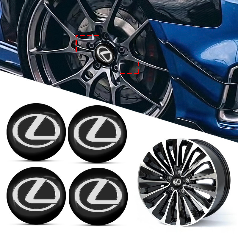 4 Pçs 56mm Centro Da Roda Do Carro Hub Tampa Emblema Decalque Adesivo Para Lexus ES300 RX330 RX300 GS300 IS250 IS200 CT2