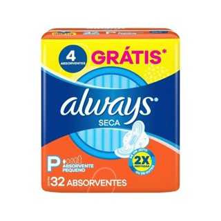 Absorvente Always Super Protecao Seca com Abas 32 Unidades Leve mais Por menos em Oferta na Shopee