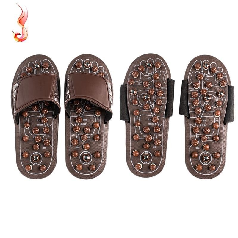 Acupressão Massageador De Pés Sapatos Reflexologia Sandálias Alívio Plantar Fascite Artrite Para Homens Mulheres