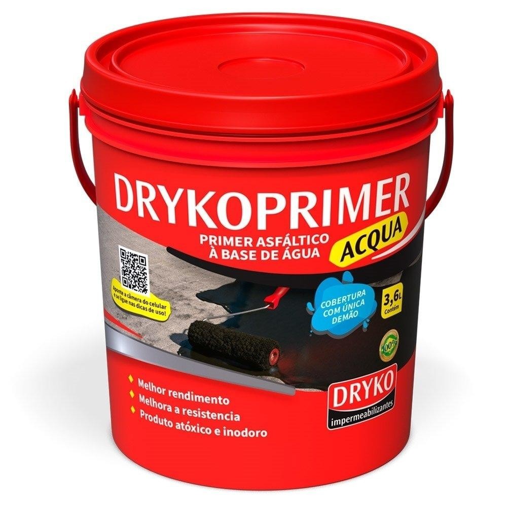 Drykoprimer Acqua Emulsão Asfáltica Para Aderencia De Fitas 3,6L em Oferta na Shopee