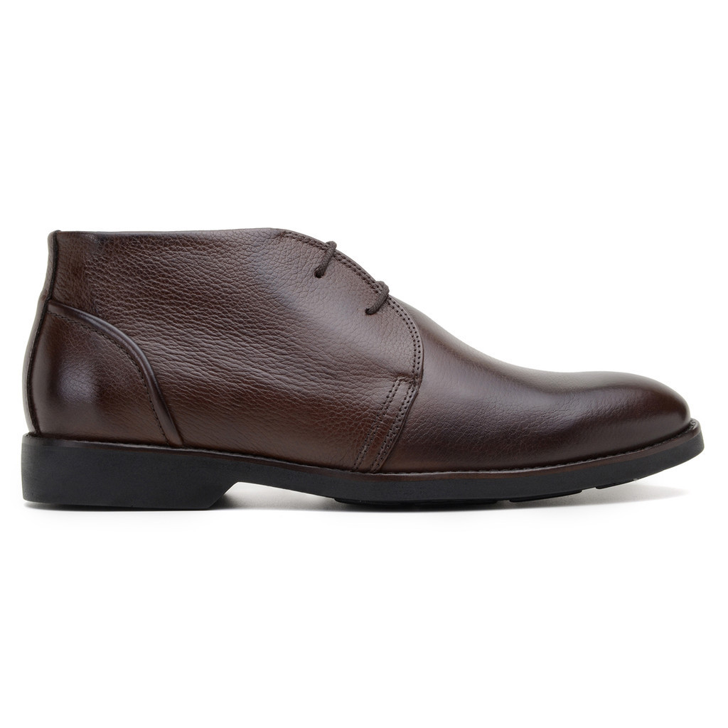 Bota Masculina Ankle Boot Florença Café em Oferta na Shopee
