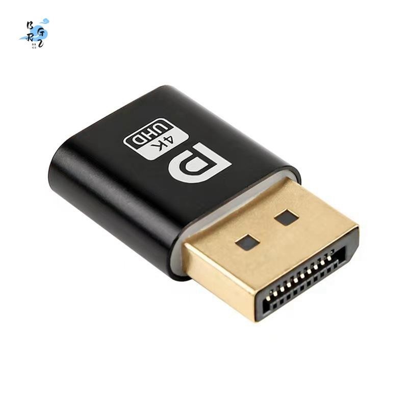 Adaptador De Display Virtual DP Dummy Plug 4K Para Placa De Vídeo Gráfica PC