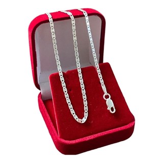 Corrente Masculina Piastrine 60cm 2mm prata 925