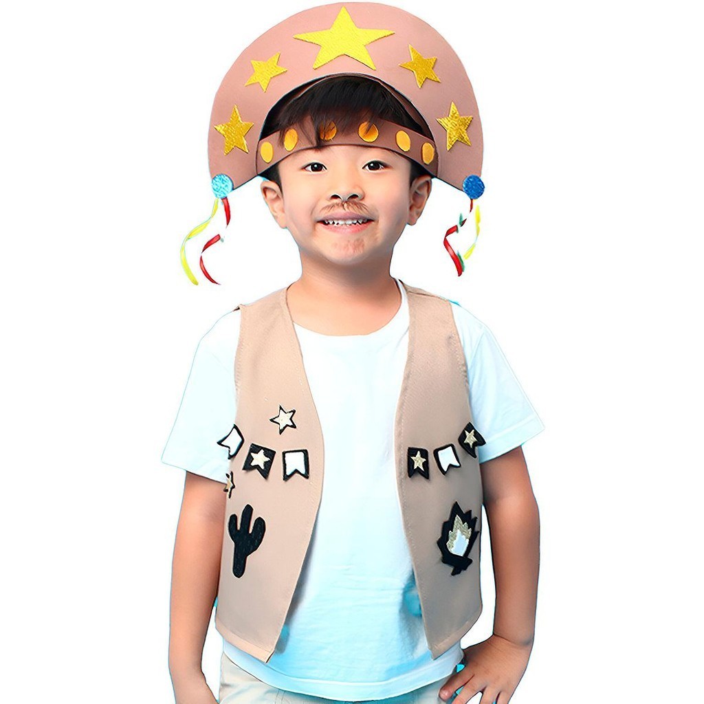 Colete Infantil de Festa Junina Com Chapeu Cangaceiro  Roupa de Luxo pra Menino de 2 a 16 anos - T - 8 em Oferta na Shopee