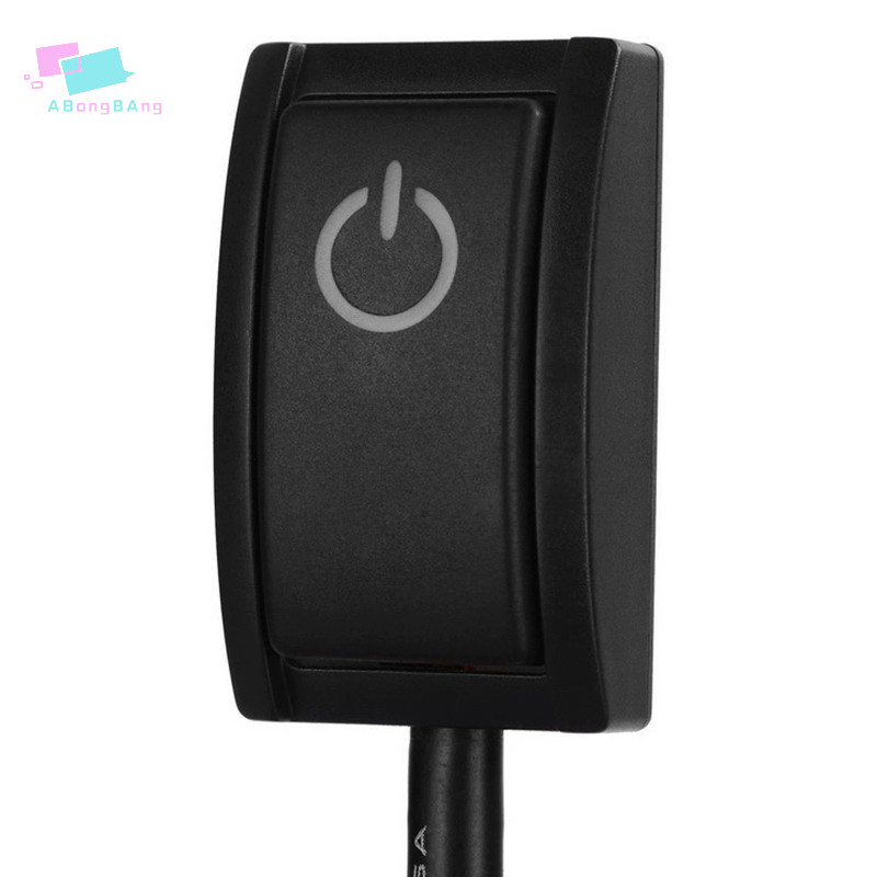 Abongbanghn Botão De Pressão Do Carro Travamento Ligar/Desligar DC12V 200mA 2 4W Luz LED E Confiável Fácil Instalação