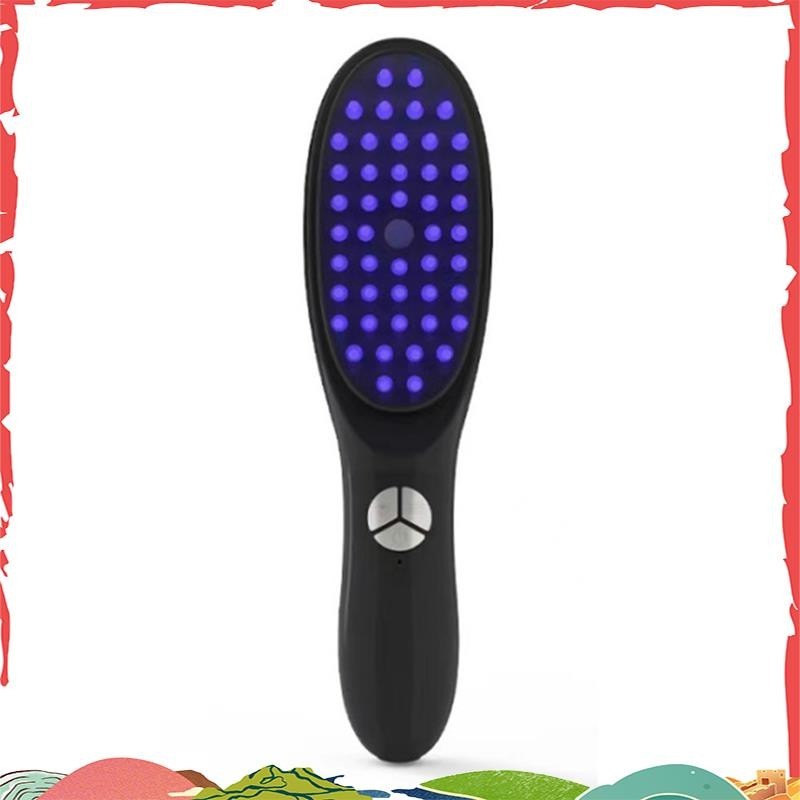 Massajador De Couro Cabeludo Para Crescimento Vibração Escova De Massagem Capilar Terapia Com Luz Vermelha Anti Queda De Cabelo Cabeça De Alívio De Estresse ighaldjur1
