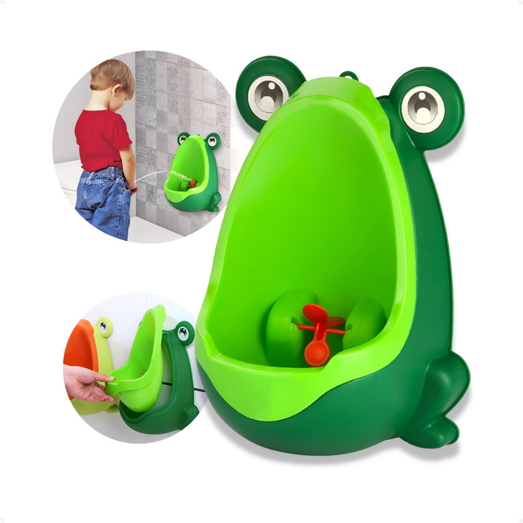 Penico de Sapinho Mictório Infantil Sapo Menino--3764 em Oferta na Shopee