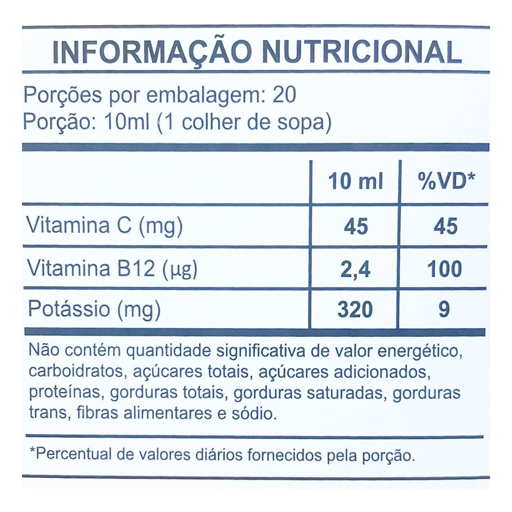Anti Câimbras Cloreto E Citrato De Potássio 200 Ml