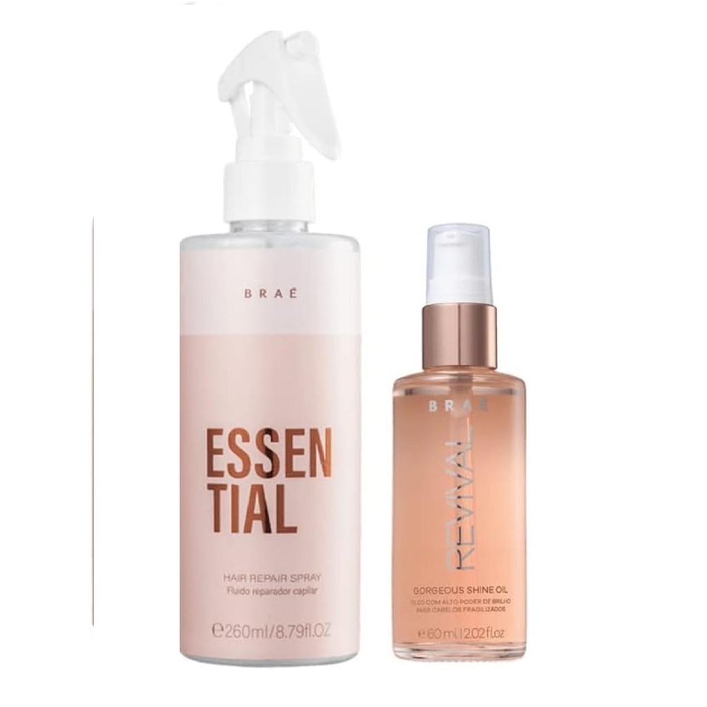 Kit Braé Kit Essential 260ml + Óleo Shine Revival - 60ml