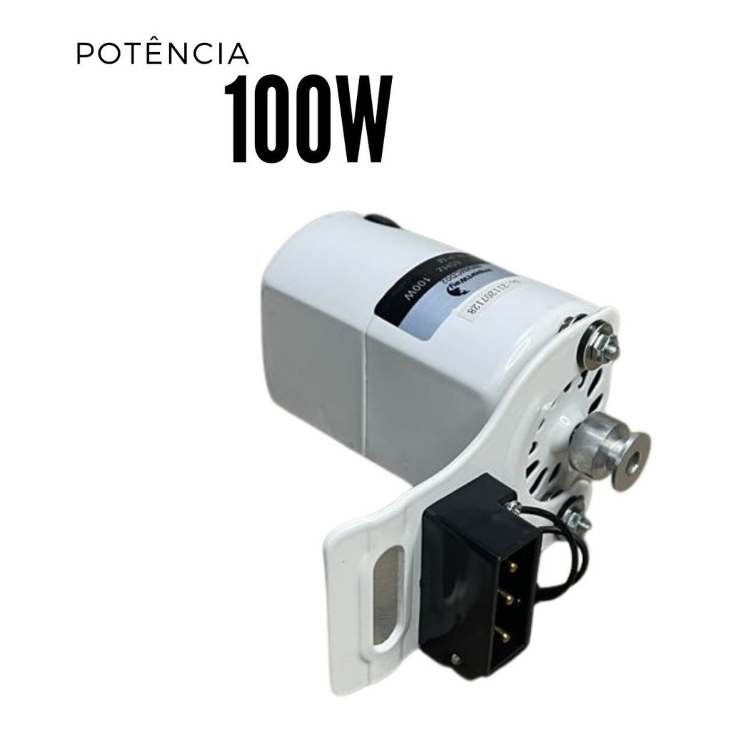 Motor e Pedal p/ Máquina de Costura 220V Importway — imagem 2 de 2