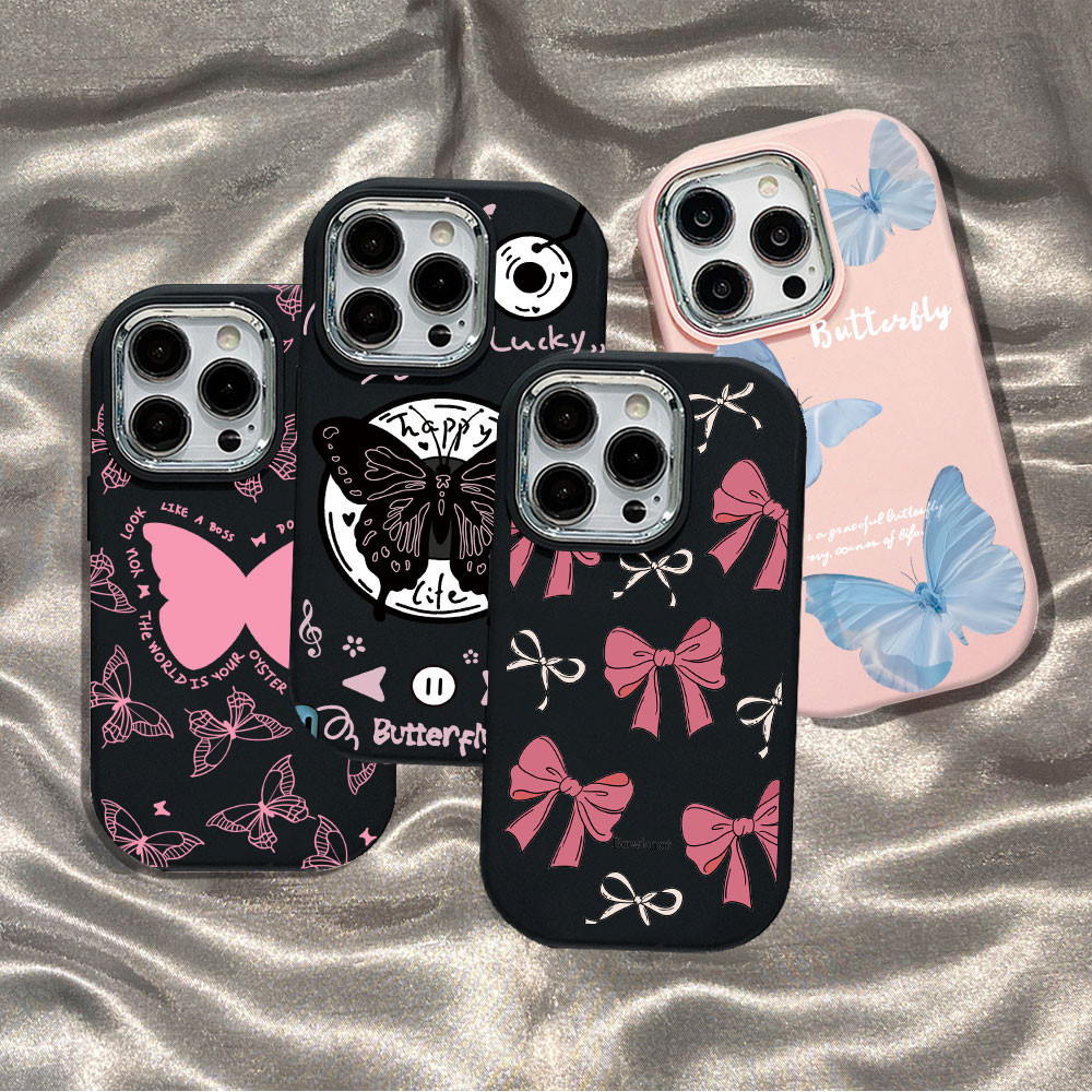 Para Samsung S23 FE S20FE S24 ULTRA S22 S21 S22 M34 F34 A15 A14 A13 A55 A35 A54 Capa Borboleta Arco Caso
