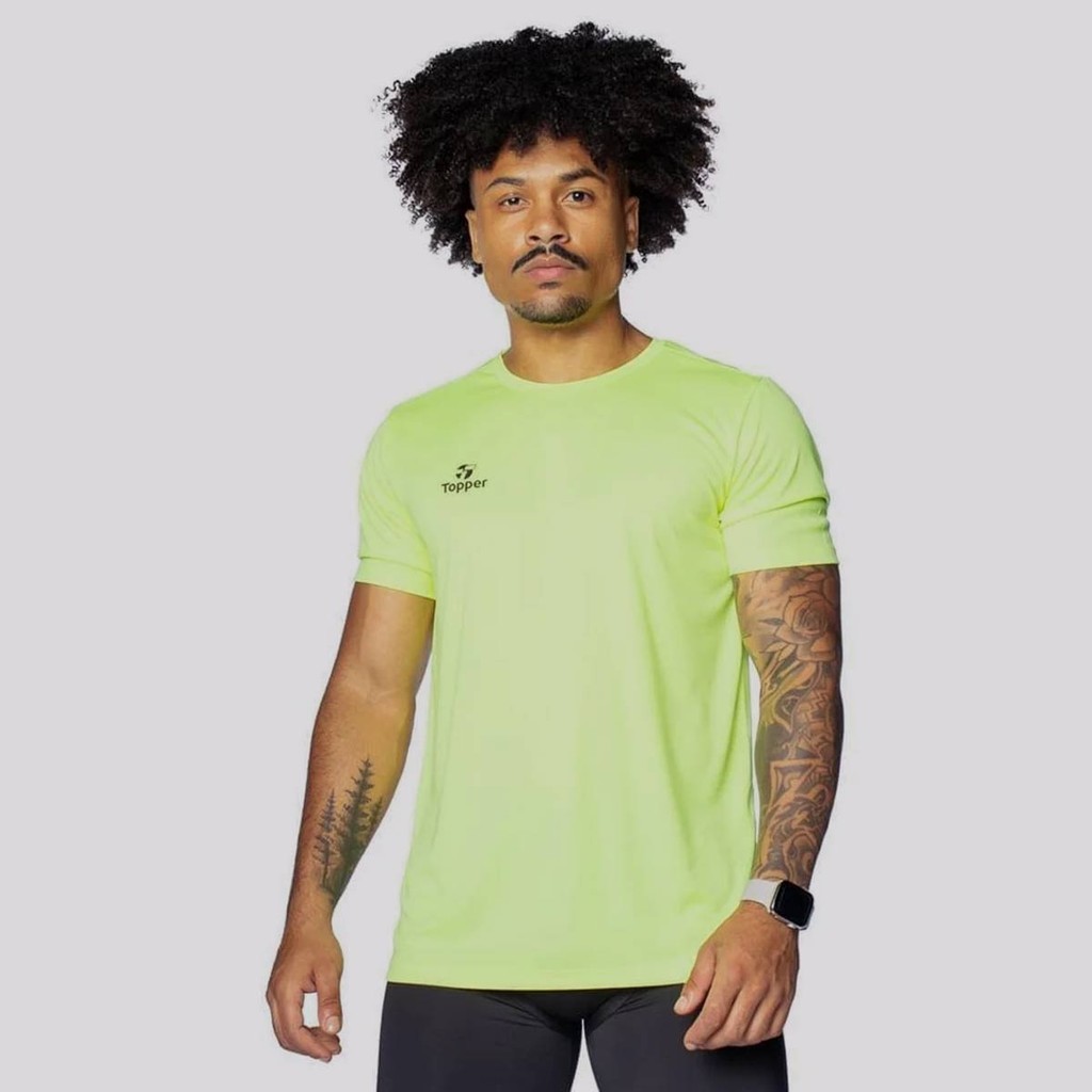 Camiseta Topper Performance Verde em Oferta na Shopee