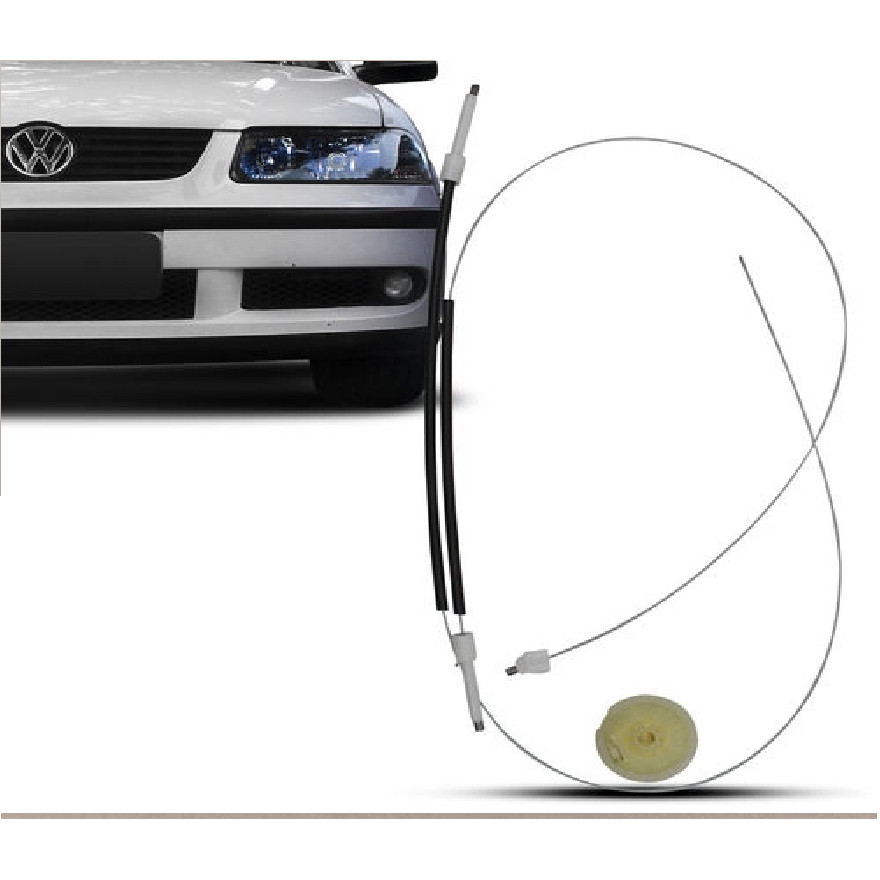 Kit Reparo Maquina Vidro Gol G3 G4 Roldana interna 1 cabo