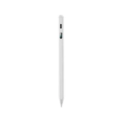 Gshield Caneta Touch Dual Shock com Palm Rejection para iPad Modelos Lançados a Partir de 2018, Visor de Bateria, Branca
