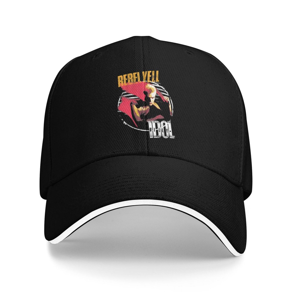 Kaus Motif Billy Idol Rebel Yell Bahan Boné De Beisebol Da Moda Recém-Chegado