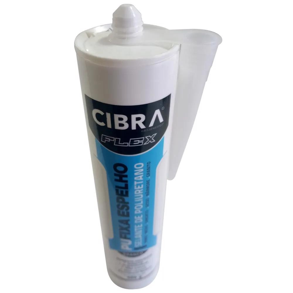 Kit Jogo 3 Adesivo PU Fixa Espelho Branco Cibra Profissional 400g Alta Aderência Fixação Segura · foto 2