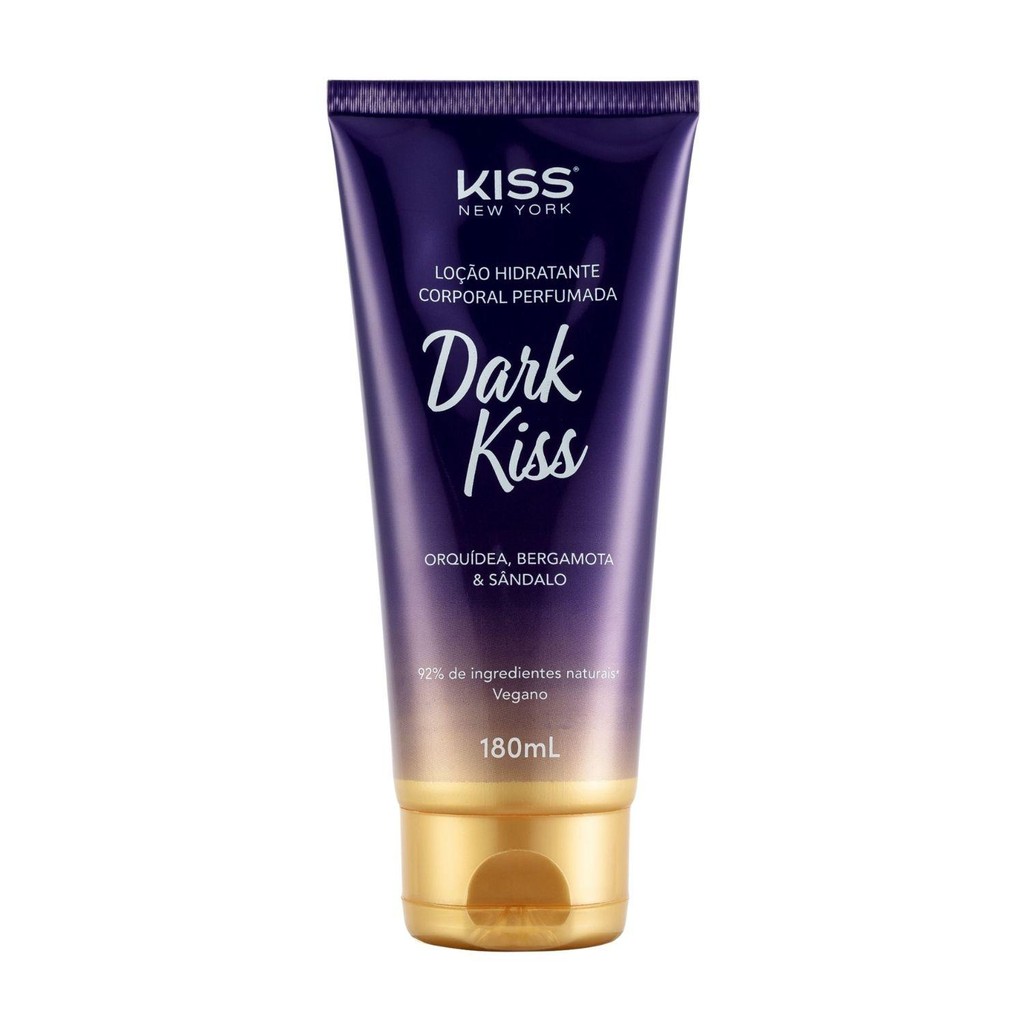 Loção Hidratante Corporal Kiss New York Dark Kiss LCB07B 180ml