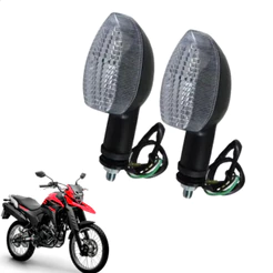 Pisca Seta Moto Para Fazer Lander Lente Cristal Par 2 Unidades