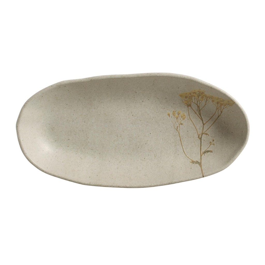 Conjunto com 4 Travessas Oval Funda G Orgânico Campestre 32x16cm 650ml em Oferta na Shopee