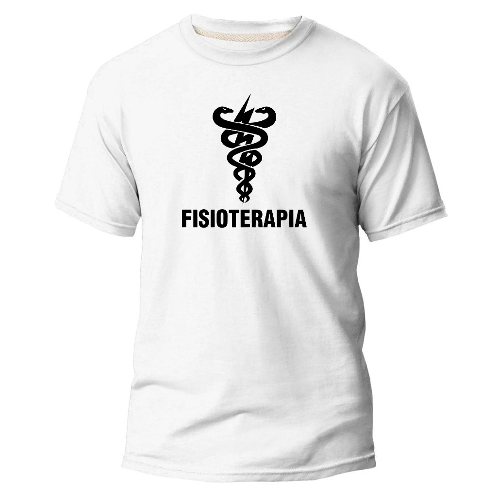 Camisetas Faculdade Fisioterapia Personalizada Unissex Estampada Lisa Casual Básico Envio Imediato