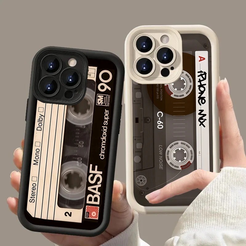 Capa De Telefone Macia De Silicone Para Samsung A56 A36 A26 A16 A06 A55 A35 A25 A15 A05 A54 A34 A14 Padrão De Fita Da So
