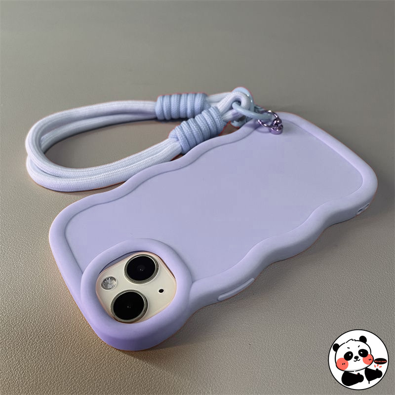 Capa Com Alça De Onda 3D Para Samsung Galaxy A06 A05S A14 A13 A04S A12 M12 F12 A11 M11 A10S M01S F14 M14 F05 M05 5G 4G D