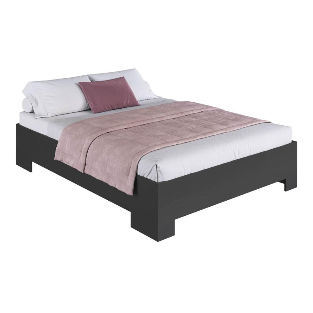 Cama Box Casal Queen com Estrado CX1160 200x160cm Grafite - Art In Móveis em Oferta na Shopee