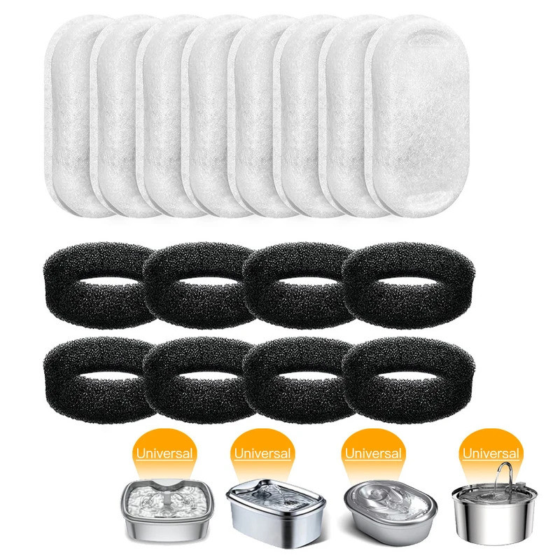 Filtros De Substituição Para Fonte De Água De Cachorro E Gato , Dispensador De Aço Inoxidável , Animais De Estimação , F
