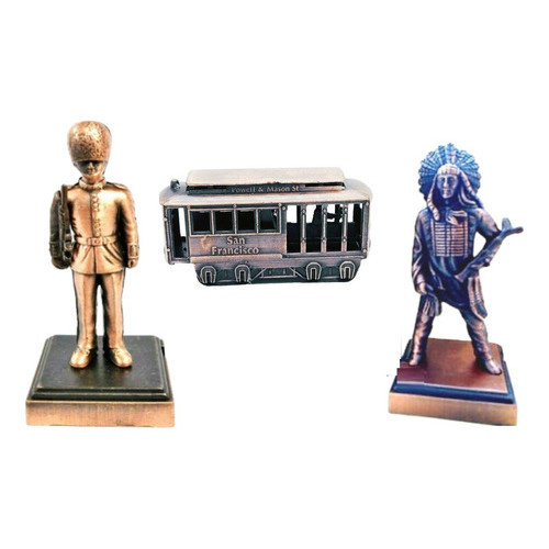 1 un a escolher Apontador Miniatura Para Coleção Guarda Vagão Índio Capacete decoração hobbies