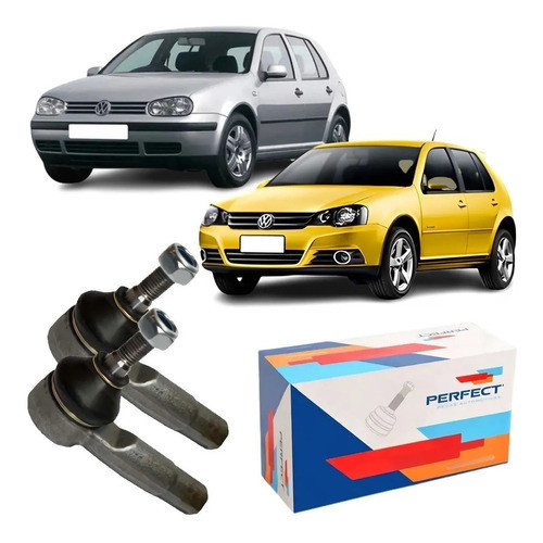 Par Terminal Direção Perfect Vw Golf 2.0 8v 2002 2012