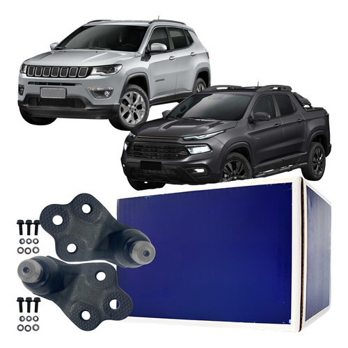 02 Pivô Bandeja Nakata Jeep Compass Renegade Toro em Oferta na Shopee