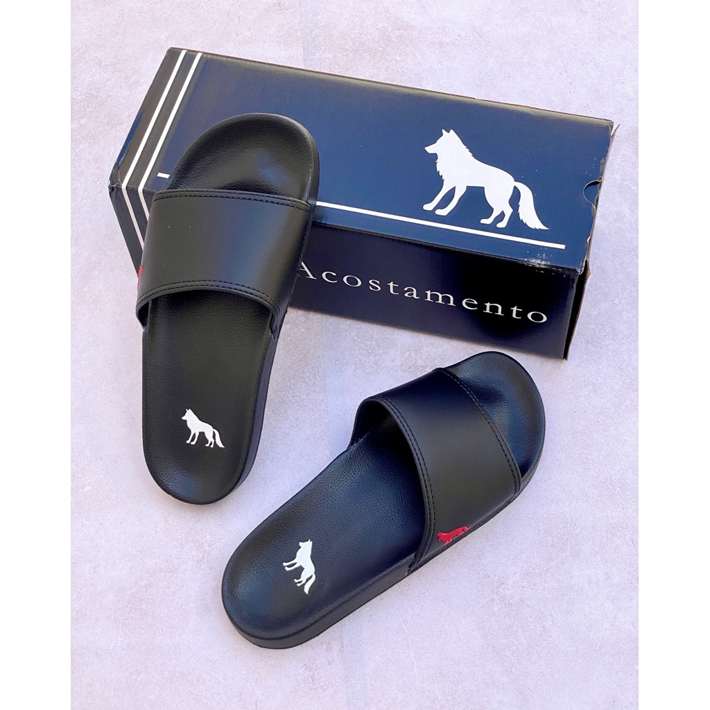 Chinelo Masc Slide Acostamento - Preto Ref.320229055