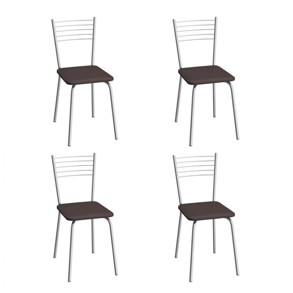 Conjunto 4 Cadeiras Flex - Home & Living