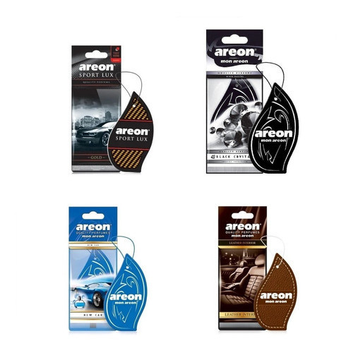 Kit Mon Areon Sport Lux Gold Black Cristal New Car E Leather