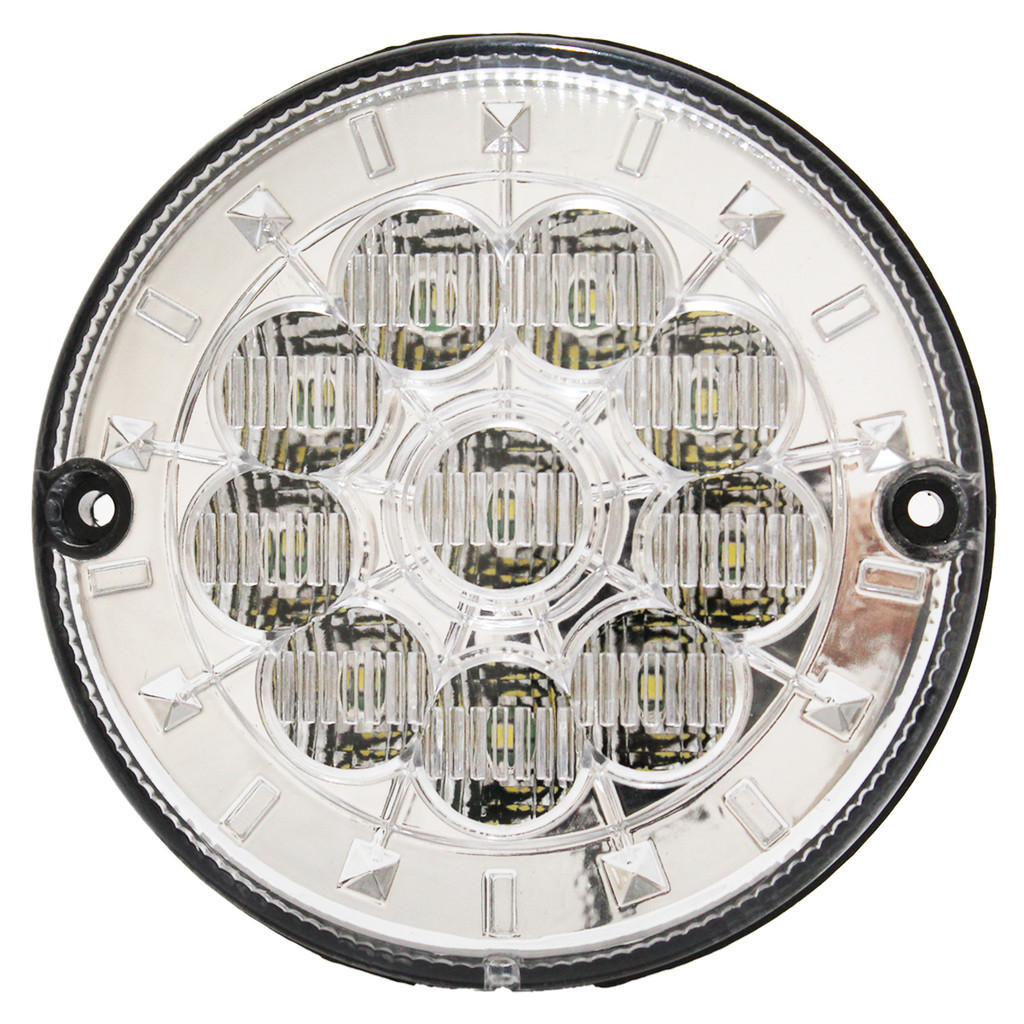 Lanterna Traseira 125mm Ônibus Caminhão Carreta 10 LED CR 24V