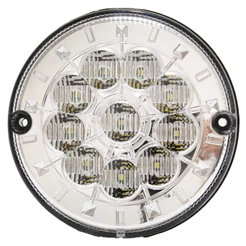 Lanterna Traseira 125mm Ônibus Caminhão Carreta 10 LED CR 24V